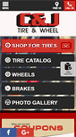 Mobile Screenshot of candjtireandwheel.com